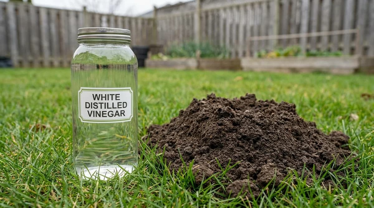How to Get Rid of Ground Moles with Vinegar