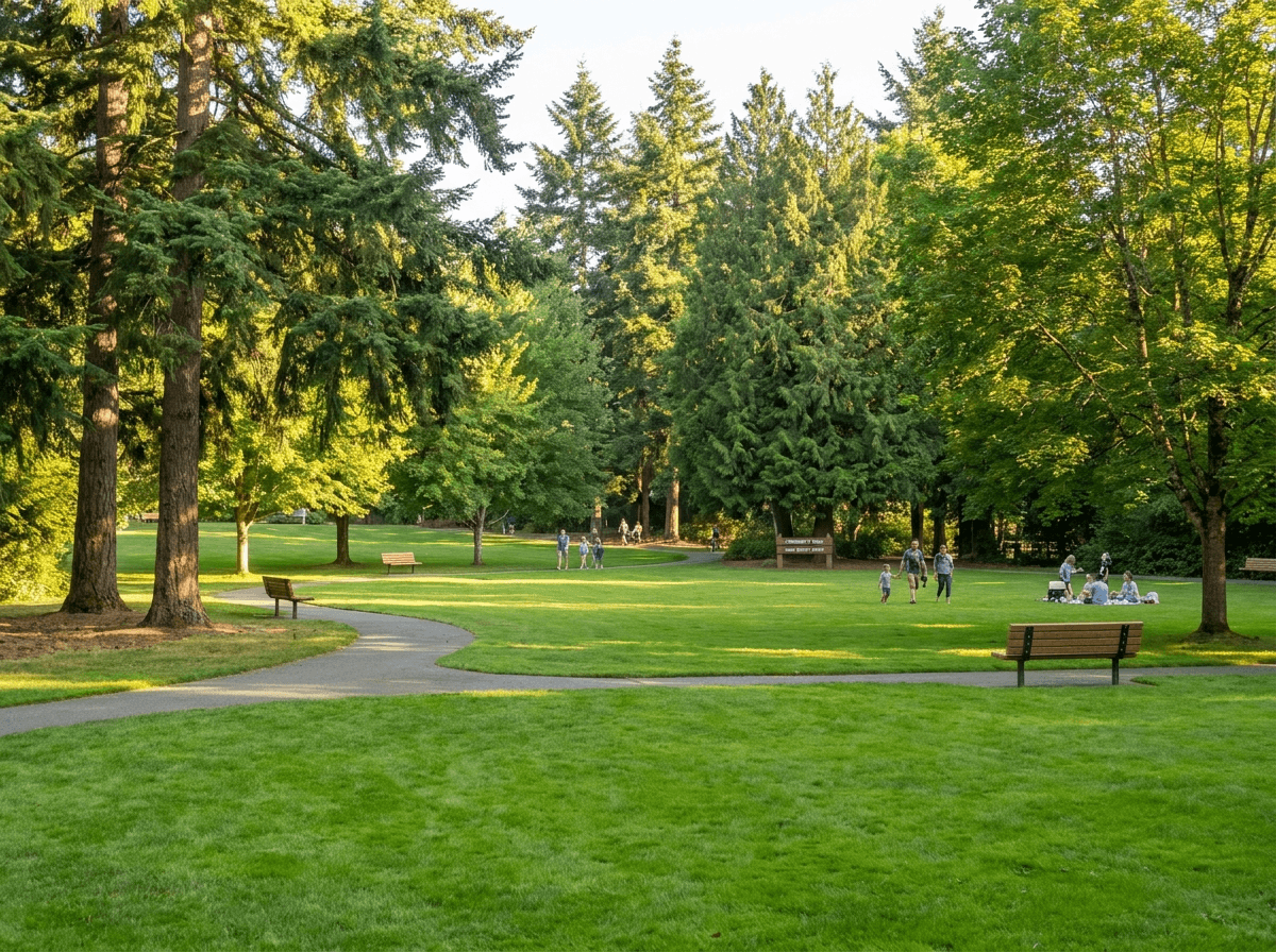 Mole-free public park in King County
