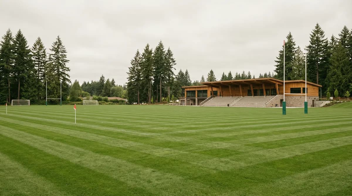 Commercial property grounds protected by Got Moles mole control program