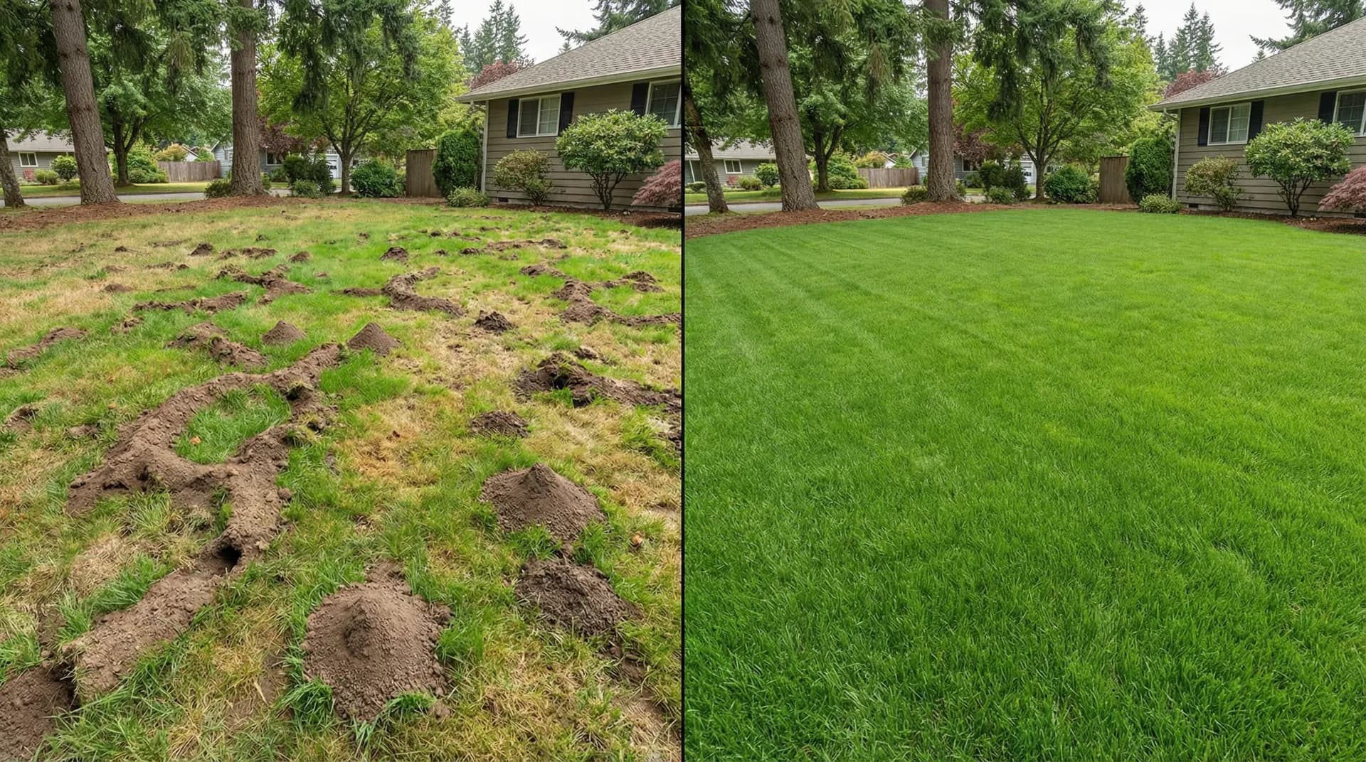 Professional mole control in Olympia, Washington